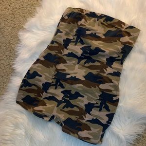 Camo tube romper